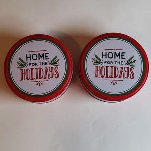 Holiday Cookie Tins (Set of x 2 )...